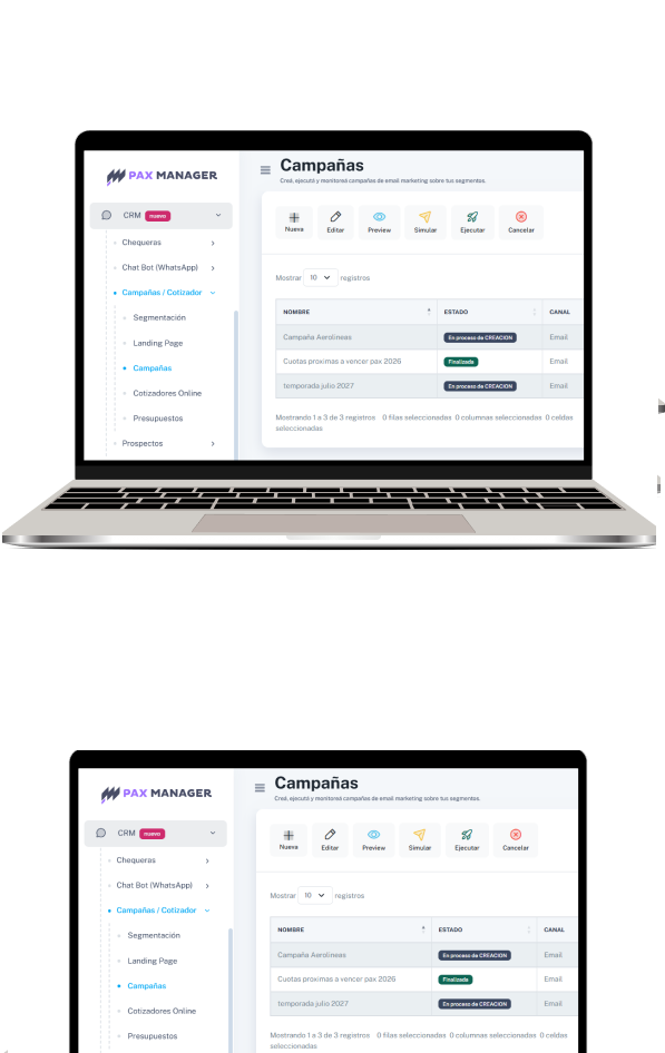CRM para agencias de turismo grupal y estudiantil